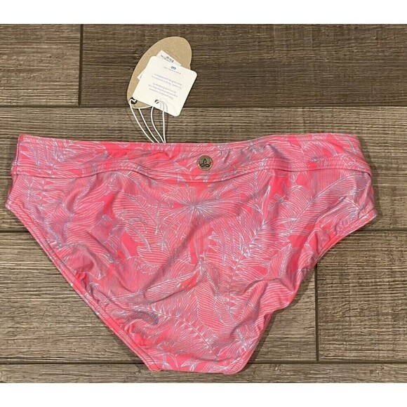Prana Papaya Fronda Ramba Bottom Bikini Swim Bottom Womens Small Pink NEW - Picture 9 of 12